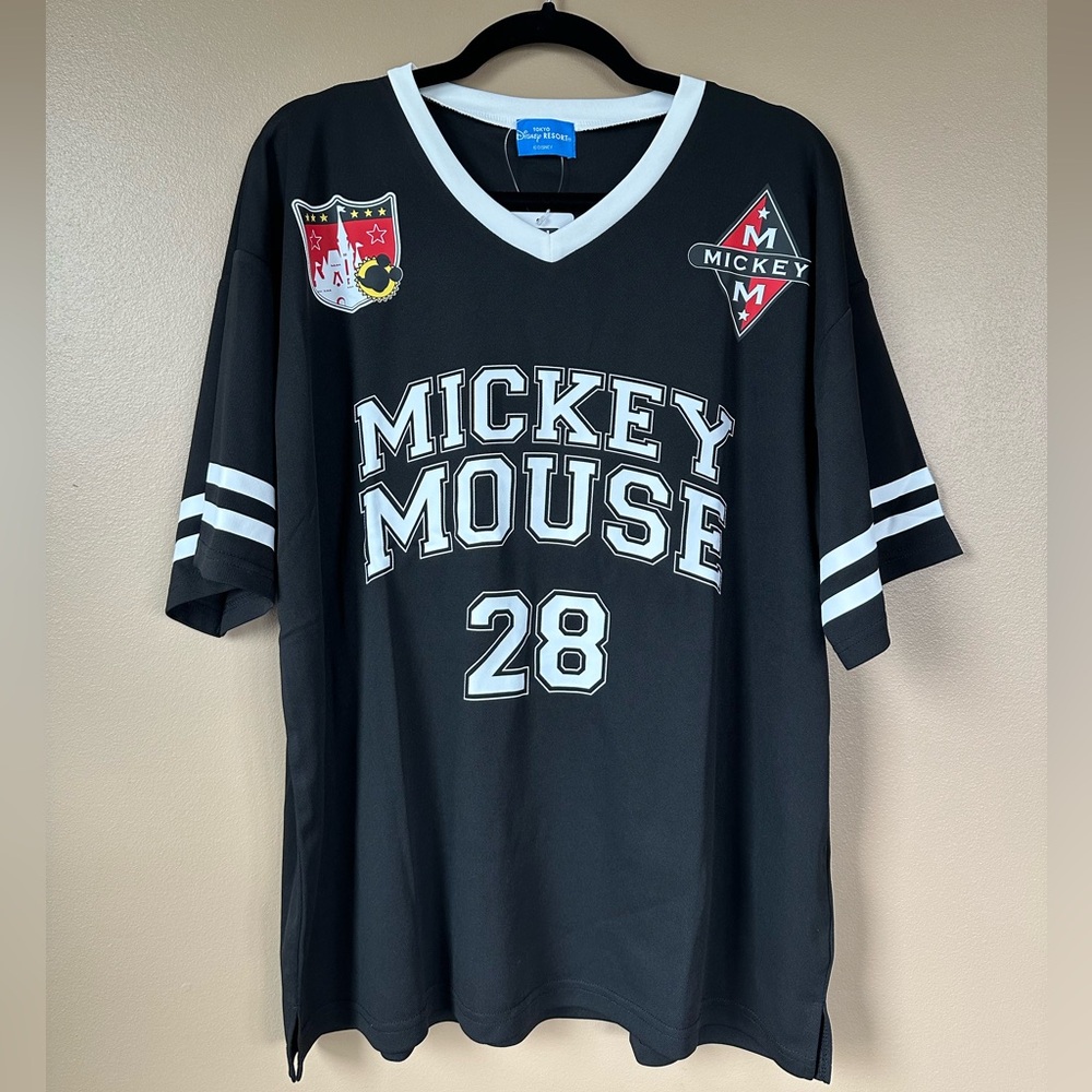 NEW Tokyo Disney Resort Mickey Mouse Jersey Tee - M/L